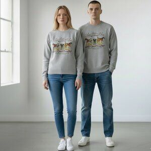 Levi's Heritage Cotton Grey Sweatshirt Men's Small Fits Women's Medium to Large